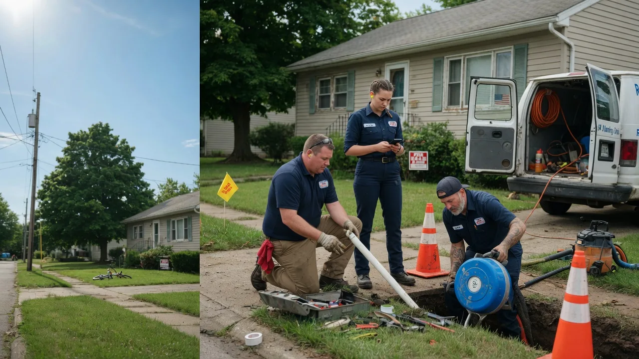 Sewer Line Repair in Hopedale, IL near me